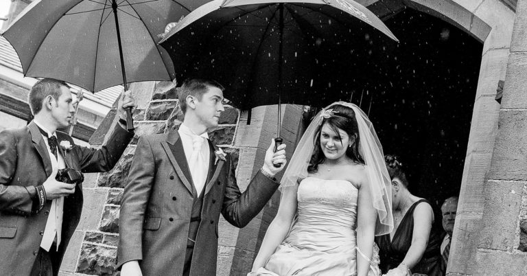 Rain on your wedding day