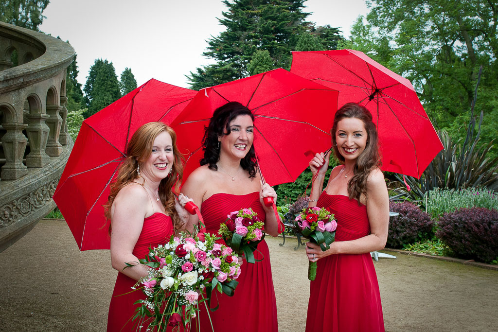 Umbrellas at weddings