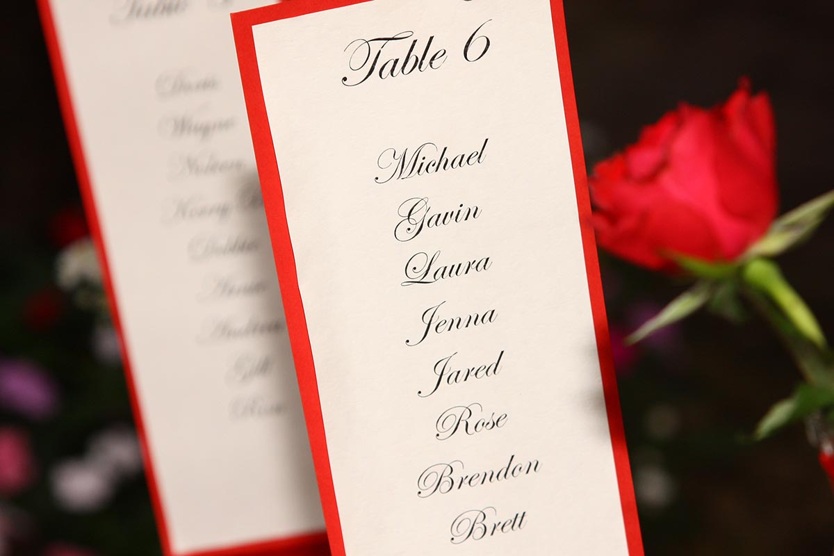 Wedding Table Plan